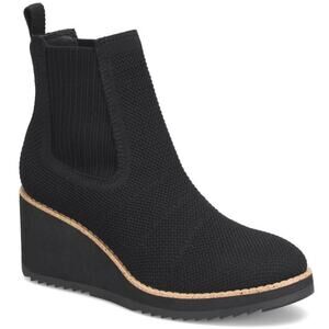 Sofft Eiley Black Wedge Ankle Bootie Size 11 New